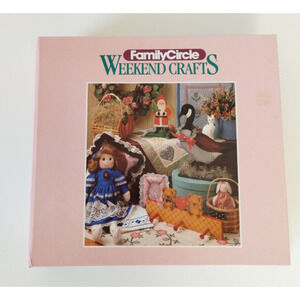 Vintage Family Circle Weekend Crafts Binder - Cards - Patterns Book DIY